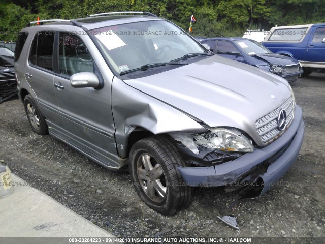 4JGAB57E35A543160 - 2005 MERCEDES-BENZ ML 350 GRAY photo 1