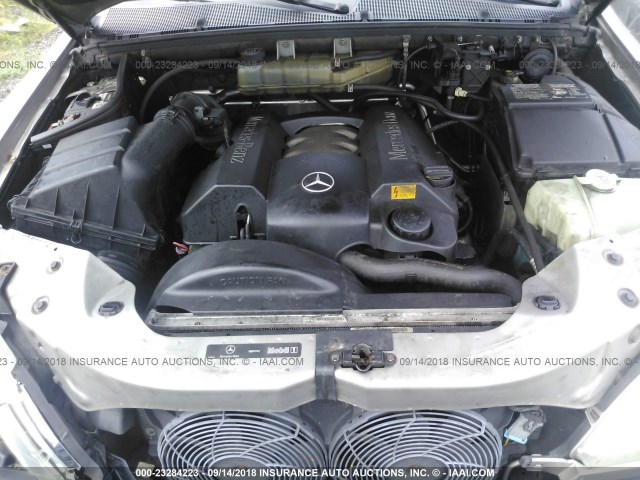 4JGAB57E35A543160 - 2005 MERCEDES-BENZ ML 350 GRAY photo 10