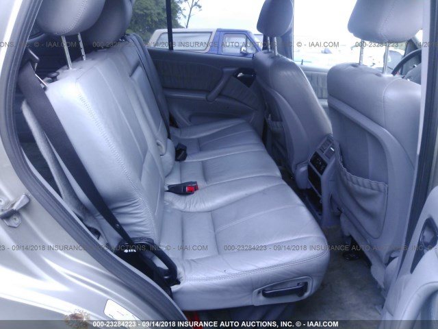 4JGAB57E35A543160 - 2005 MERCEDES-BENZ ML 350 GRAY photo 8