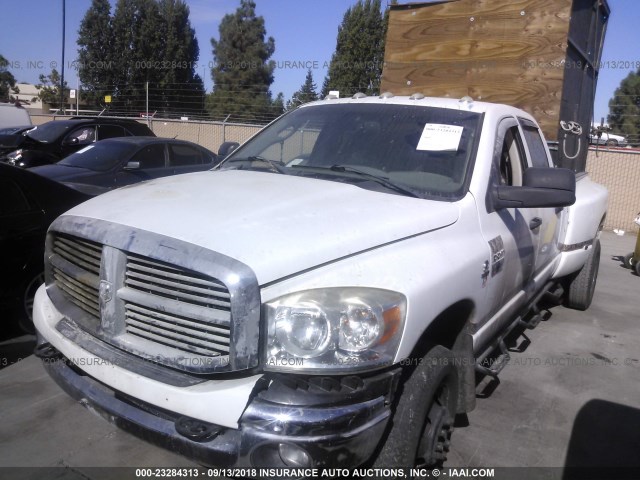 3D7MX48A88G166751 - 2008 DODGE RAM 3500 ST/SLT WHITE photo 2