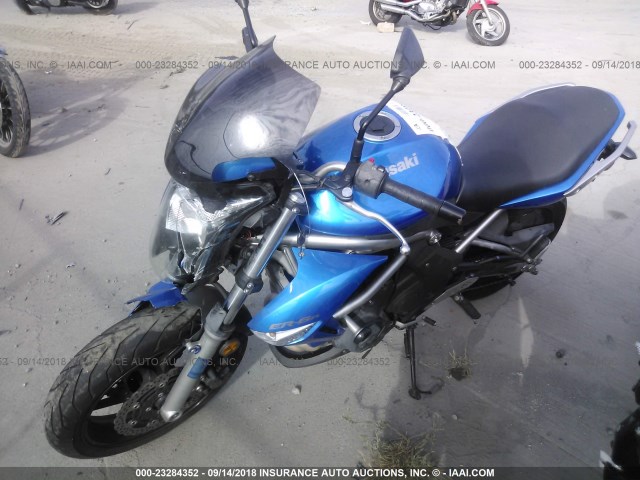 JKAEREC119DA30589 - 2009 KAWASAKI ER650 C BLUE photo 2