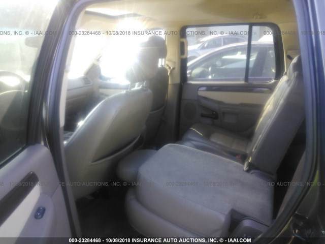 1FMZU74W35UA28549 - 2005 FORD EXPLORER EDDIE BAUER GRAY photo 8