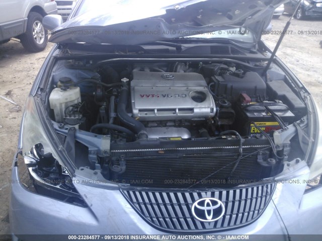 4T1FA38PX5U050975 - 2005 TOYOTA CAMRY SOLARA SE/SLE Mavi foto 10