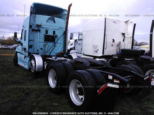 1FUNGLBG1CLBM4202 - 2012 FREIGHTLINER CASCADIA 125  BLUE photo 3