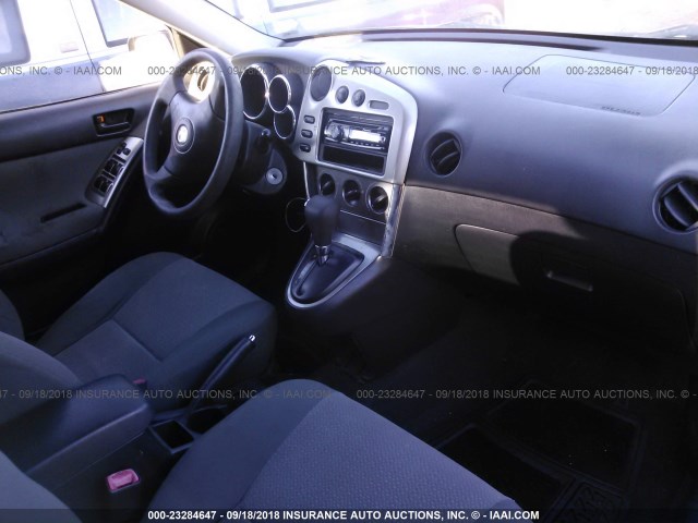 2T1KR32E94C263446 - 2004 TOYOTA COROLLA MATRIX XR BLACK photo 5