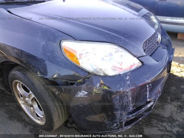 2T1KR32E94C263446 - 2004 TOYOTA COROLLA MATRIX XR BLACK photo 6