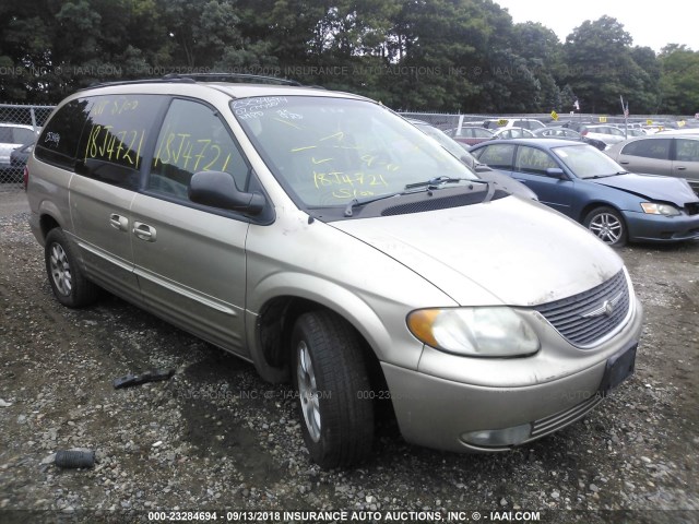 2C8GP54L22R650242 - 2002 CHRYSLER TOWN & COUNTRY LXI GOLD photo 1