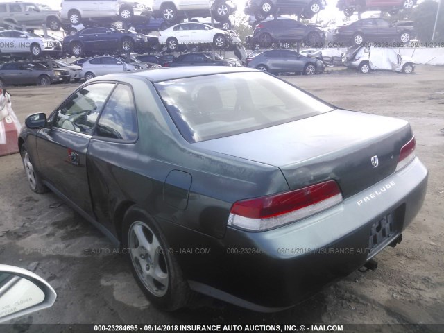 JHMBB6242XC000806 - 1999 HONDA PRELUDE GREEN photo 3