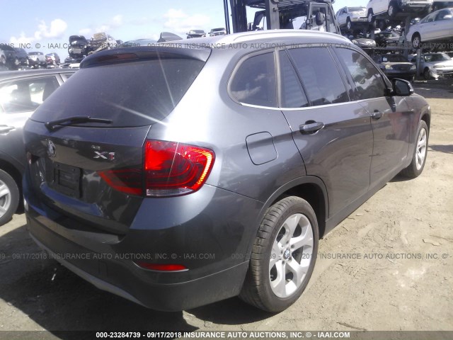 WBAVM1C56EVW54371 - 2014 BMW X1 SDRIVE28I GRAY photo 4