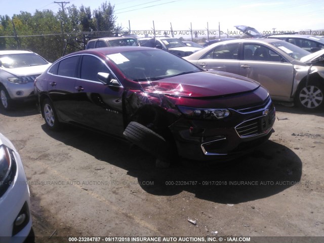 1G1ZB5ST7GF193754 - 2016 CHEVROLET MALIBU LS 栗色 照片 1