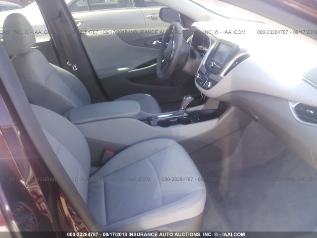 1G1ZB5ST7GF193754 - 2016 CHEVROLET MALIBU LS 栗色 照片 5