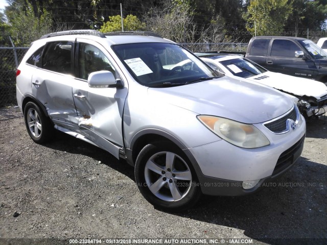 KM8NU13C57U008714 - 2007 HYUNDAI VERACRUZ GLS/SE/LIMITED SILVER photo 1