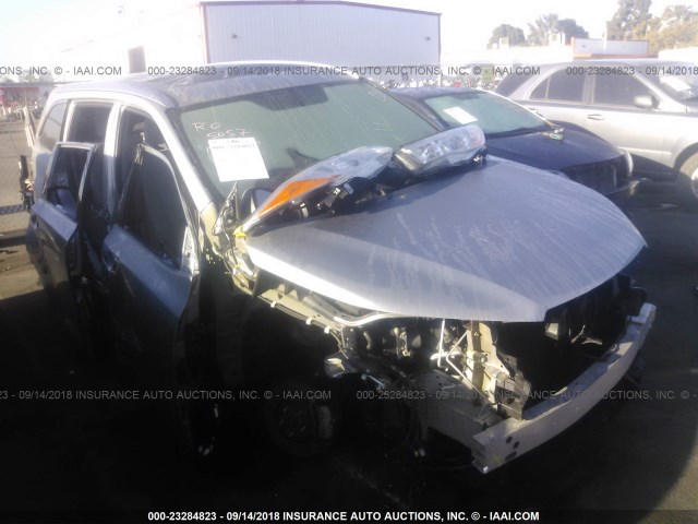 5TDKKRFH6ES030841 - 2014 TOYOTA HIGHLANDER XLE ვერცხლისფერი ფოტო 1