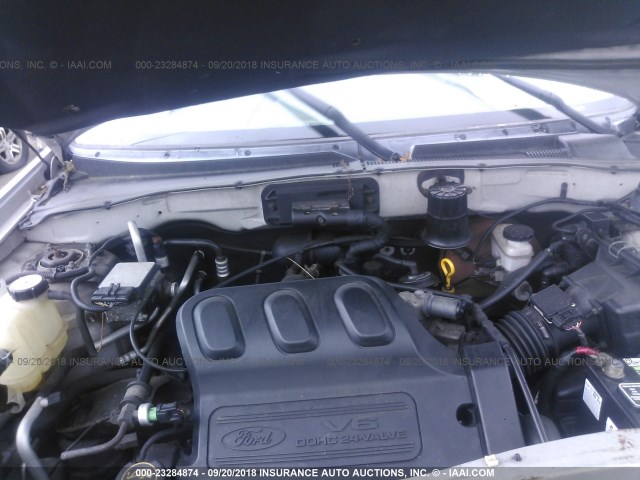 4F2YU081X1KM02277 - 2001 MAZDA TRIBUTE LX/ES 银色 照片 10