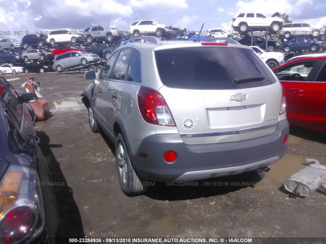 3GNAL2EK4DS640560 - 2013 CHEVROLET CAPTIVA LS 银色 照片 3