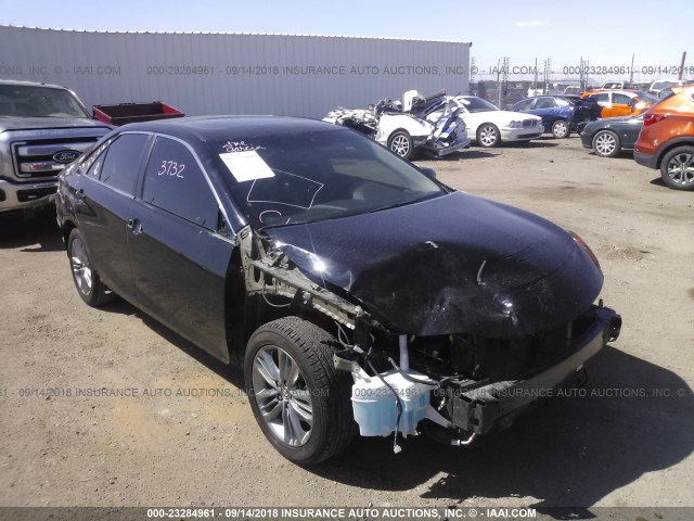 4T1BF1FK7FU048873 - 2015 TOYOTA CAMRY LE/XLE/SE/XSE BLACK photo 1