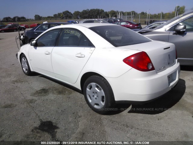 1G2ZF57B384293363 - 2008 PONTIAC G6 VALUE LEADER/BASE WHITE photo 3