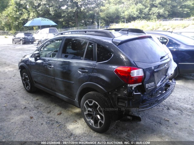 JF2GPALC6G8243671 - 2016 SUBARU CROSSTREK LIMITED GRAY photo 3