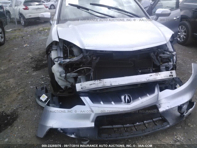 5J8TB18268A015693 - 2008 ACURA RDX SILVER photo 6