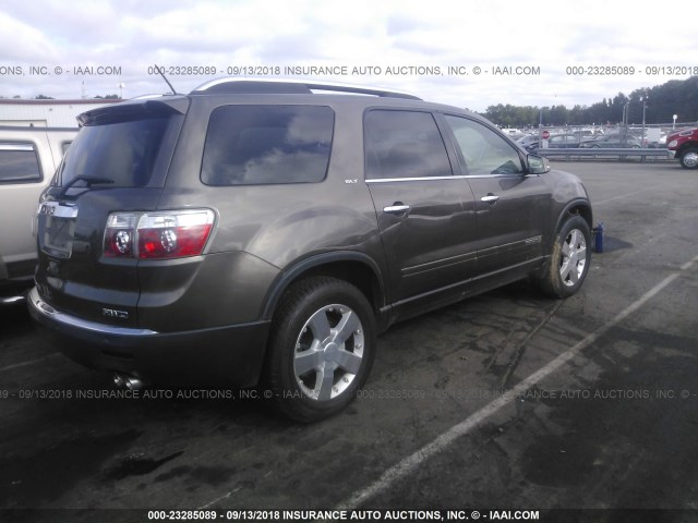 1GKEV23768J155836 - 2008 GMC ACADIA SLT-1 Marrón foto 4