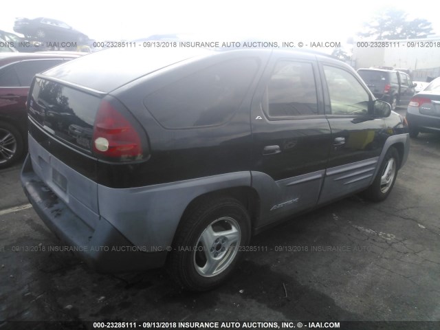 3G7DA03E01S503090 - 2001 PONTIAC AZTEK BLACK photo 4