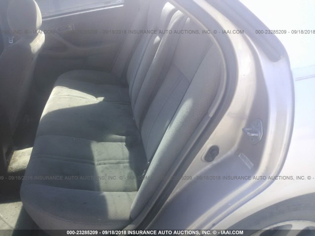 4T1BG22K01U040468 - 2001 TOYOTA CAMRY CE/LE/XLE 米色 照片 8