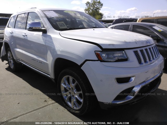 1C4RJFJT1EC268657 - 2014 JEEP GRAND CHEROKEE SUMMIT WHITE photo 1