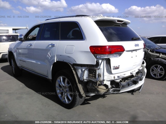 1C4RJFJT1EC268657 - 2014 JEEP GRAND CHEROKEE SUMMIT WHITE photo 3