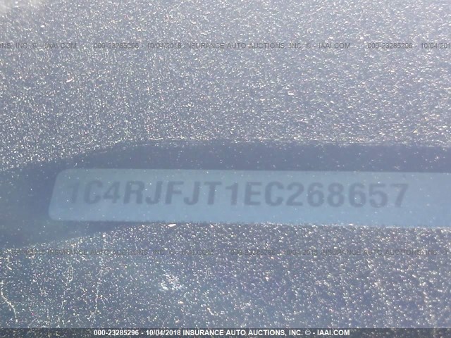 1C4RJFJT1EC268657 - 2014 JEEP GRAND CHEROKEE SUMMIT Ağ foto 9