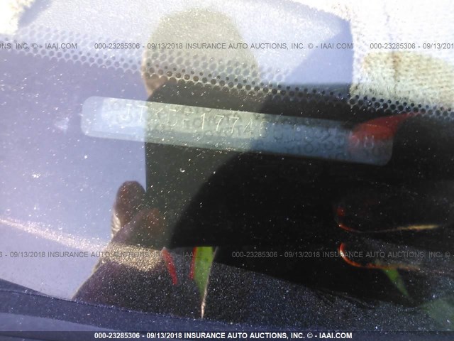 JTKDE177460102558 - 2006 TOYOTA SCION TC 栗色 照片 9