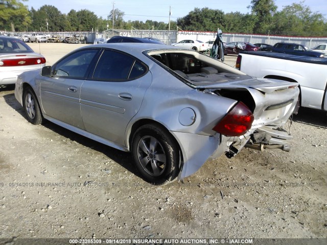 2G2WP552061193846 - 2006 PONTIAC GRAND PRIX SILVER photo 3