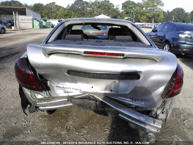 2G2WP552061193846 - 2006 PONTIAC GRAND PRIX SILVER photo 6