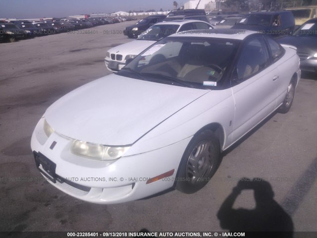 1G8ZH1275XZ102748 - 1999 SATURN SC2 WHITE photo 2