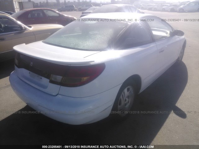 1G8ZH1275XZ102748 - 1999 SATURN SC2 WHITE photo 4