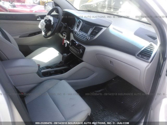 KM8J33A45GU072552 - 2016 HYUNDAI TUCSON LIMITED/SPORT AND ECO/SE SILVER photo 5