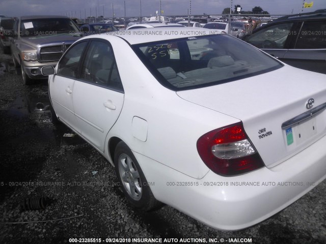 4T1BE32K24U378616 - 2004 TOYOTA CAMRY LE/XLE/SE Ақ фото 3