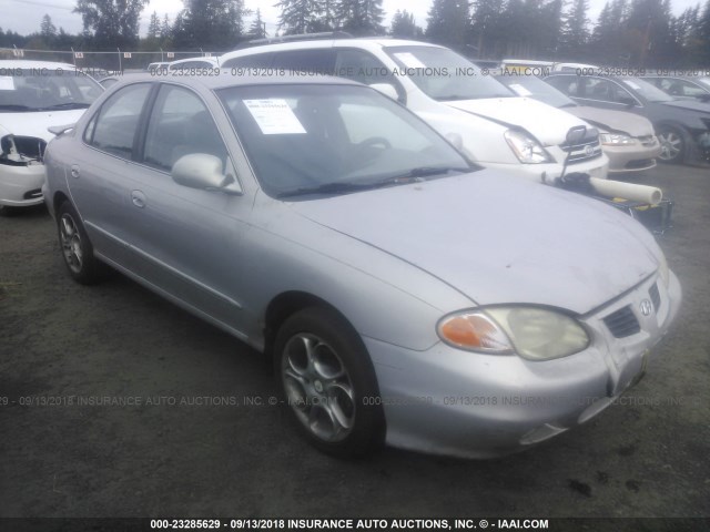 KMHJF35F5YU001632 - 2000 HYUNDAI ELANTRA GLS SILVER photo 1