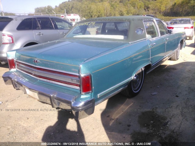 9Y82S712244 - 1979 LINCOLN CONTINENTAL  GREEN photo 4