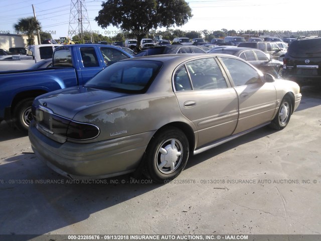 1G4HR54K2YU153528 - 2000 BUICK LESABRE LIMITED TAN photo 4