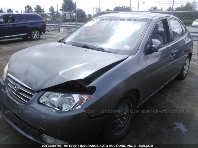 KMHDU46D19U612295 - 2009 HYUNDAI ELANTRA GLS/SE GRAY photo 6