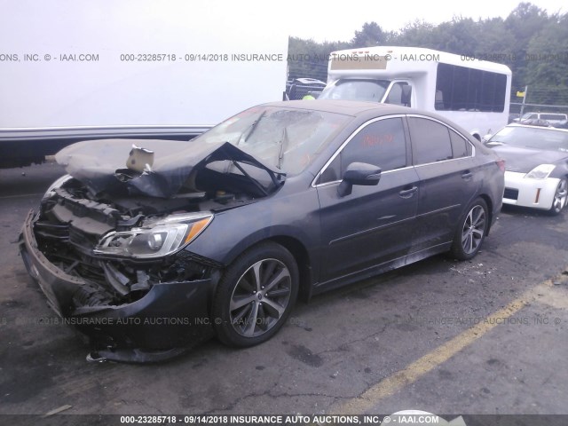 4S3BNEL64F3021352 - 2015 SUBARU LEGACY 3.6R LIMITED GRAY photo 2