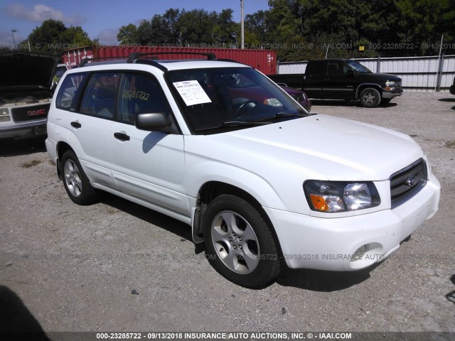 JF1SG65624H702841 - 2004 SUBARU FORESTER 2.5XS Ақ фото 1