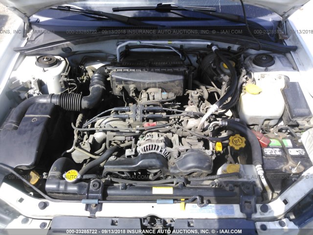 JF1SG65624H702841 - 2004 SUBARU FORESTER 2.5XS Ақ фото 10