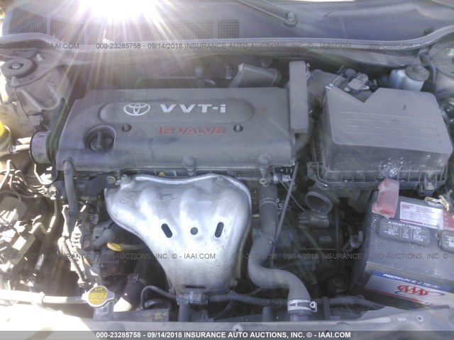 4T1BE46K47U092187 - 2007 TOYOTA CAMRY NEW GENERAT CE/LE/XLE/SE TAN photo 10