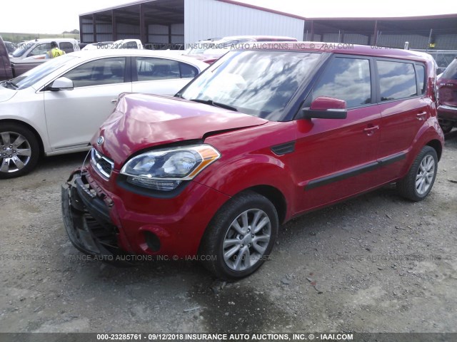 KNDJT2A64C7396181 - 2012 KIA SOUL +/!/SPORT RED photo 2