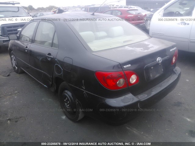 1NXBR32E95Z373039 - 2005 TOYOTA COROLLA CE/LE/S BLACK photo 3