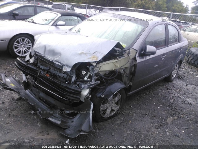 KL1TD5DE7AB115888 - 2010 CHEVROLET AVEO LS/LT 灰色 照片 2