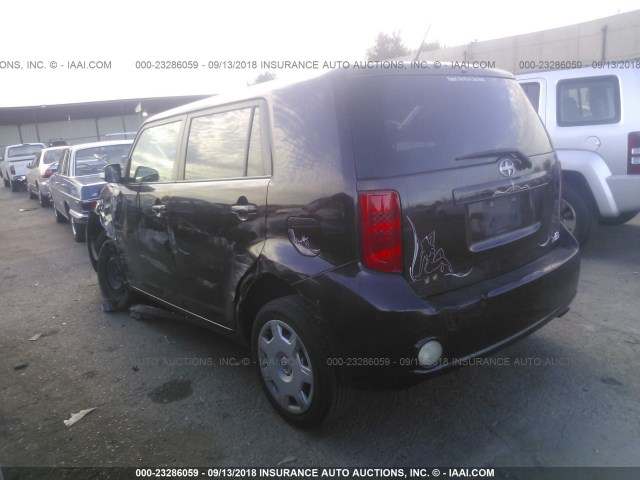 JTLKE50E681003739 - 2008 TOYOTA SCION XB Púrpura foto 3