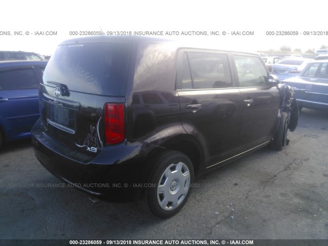 JTLKE50E681003739 - 2008 TOYOTA SCION XB Púrpura foto 4