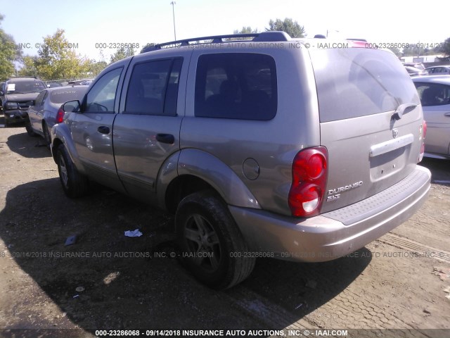 1D4HB48N55F605417 - 2005 DODGE DURANGO SLT BROWN photo 3